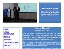 Tablet Screenshot of howardburnett.com